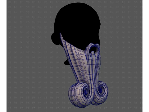 Beard V73 3D Model