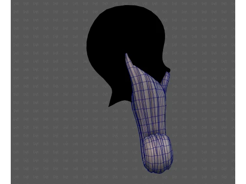 Beard V73 3D Model