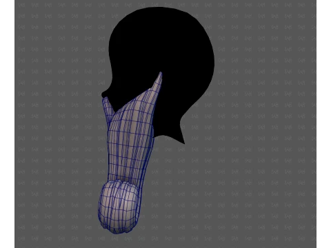 Beard V73 3D Model