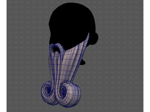 Beard V73 3D Model