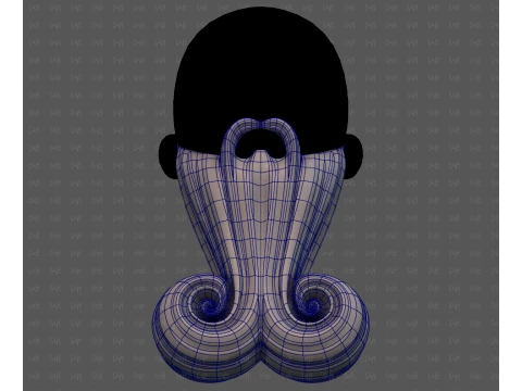 Beard V73 3D Model