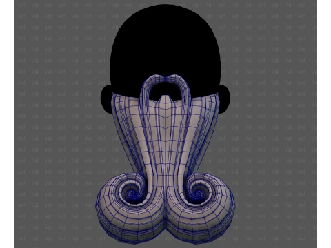 Beard V73 3D Model