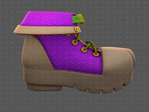Shoes cartoonV65 3D Model