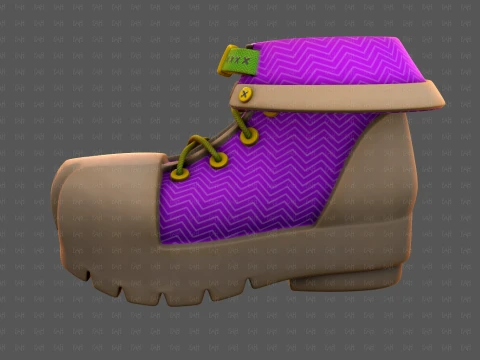 Shoes cartoonV65 3D Model