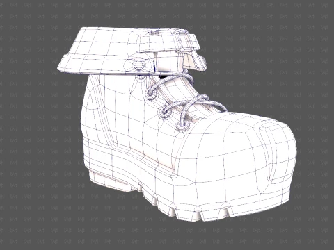Shoes cartoonV65 3D Model