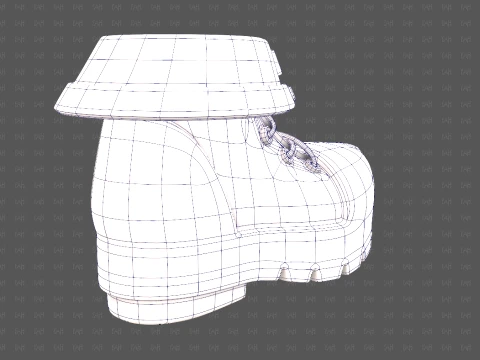 Shoes cartoonV65 3D Model