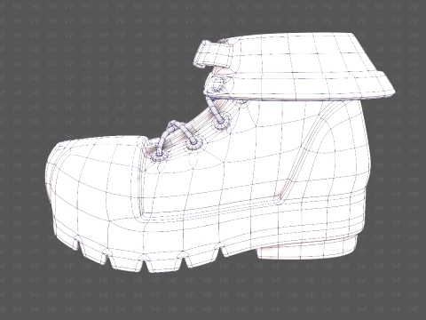 Shoes cartoonV65 3D Model