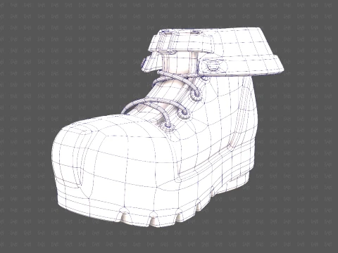 Shoes cartoonV65 3D Model