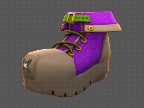 Shoes cartoonV65 3D Model