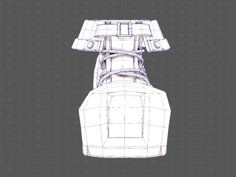 Shoes cartoonV65 3D Model