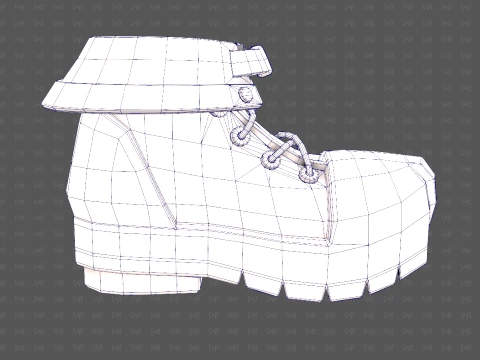 Shoes cartoonV65 3D Model