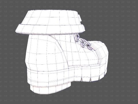Shoes cartoonV65 3D Model