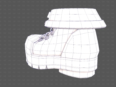 Shoes cartoonV65 3D Model