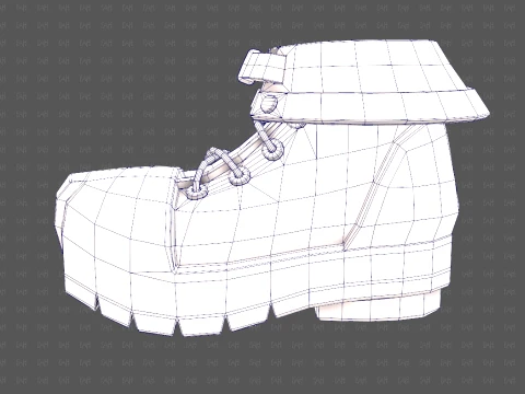 Shoes cartoonV65 3D Model
