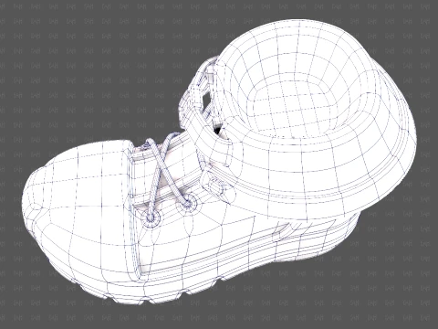 Shoes cartoonV65 3D Model