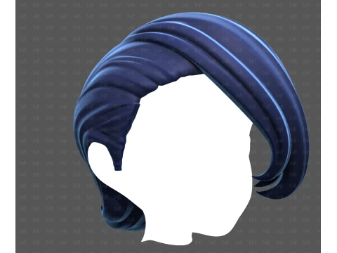 Base Hair for Boy V74 3D Model