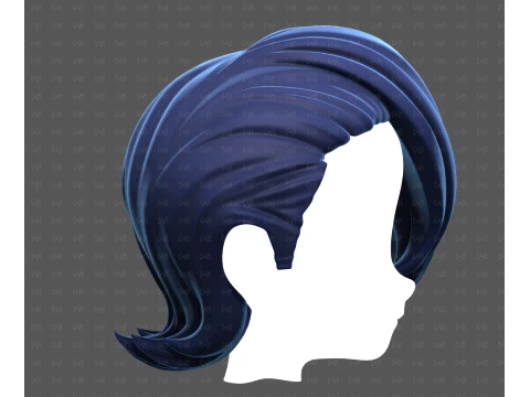 Base Hair for Boy V74 3D Model