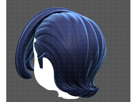 Base Hair for Boy V74 3D Model