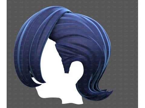 Base Hair for Boy V74 3D Model