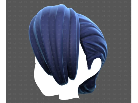 Base Hair for Boy V74 3D Model