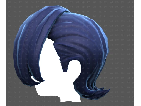 Base Hair for Boy V74 3D Model