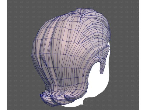 Base Hair for Boy V74 3D Model