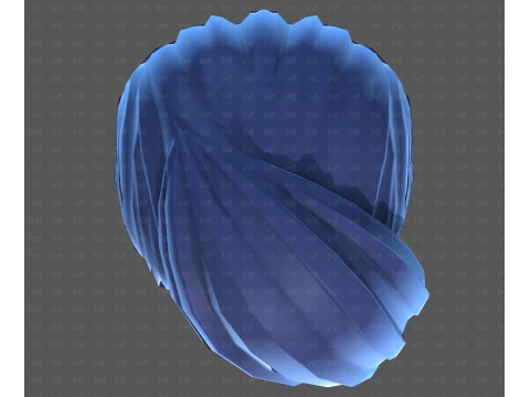Base Hair for Boy V74 3D Model