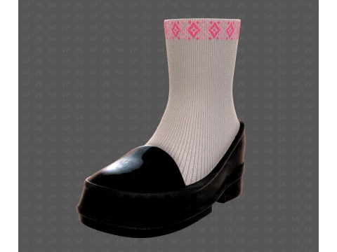 Shoes cartoonV66 3D Model