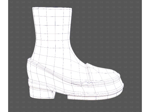 Shoes cartoonV66 3D Model