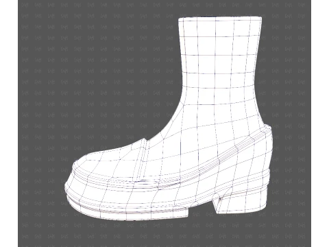 Shoes cartoonV66 3D Model