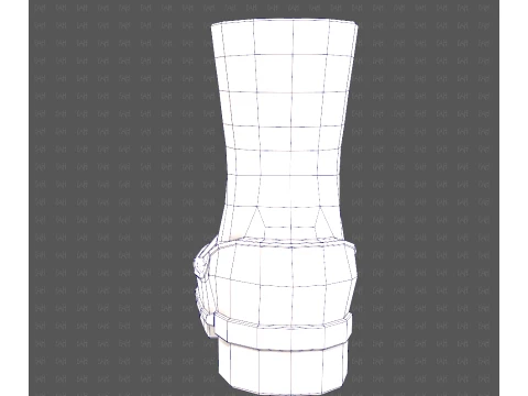 Shoes cartoonV66 3D Model