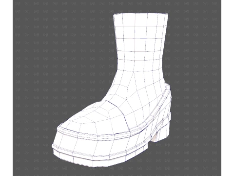 Shoes cartoonV66 3D Model