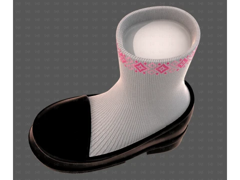 Shoes cartoonV66 3D Model