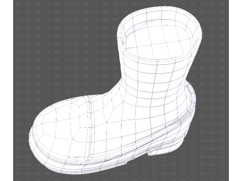 Shoes cartoonV66 3D Model