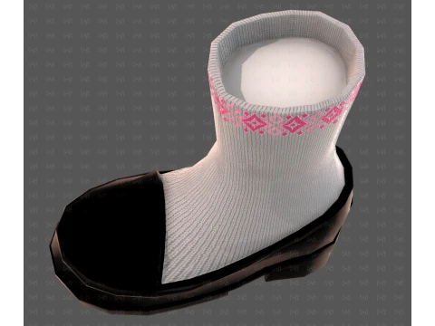 Shoes cartoonV66 3D Model