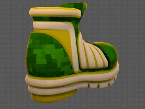 Shoes cartoonV67 3D Model