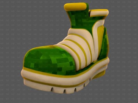Shoes cartoonV67 3D Model