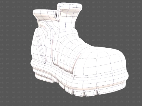 Shoes cartoonV67 3D Model