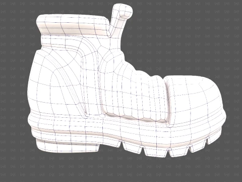 Shoes cartoonV67 3D Model