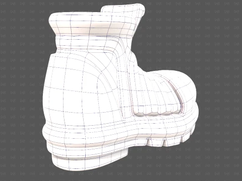 Shoes cartoonV67 3D Model