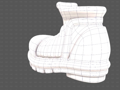Shoes cartoonV67 3D Model
