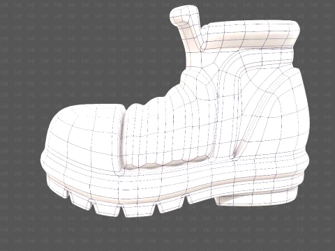 Shoes cartoonV67 3D Model