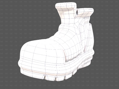 Shoes cartoonV67 3D Model