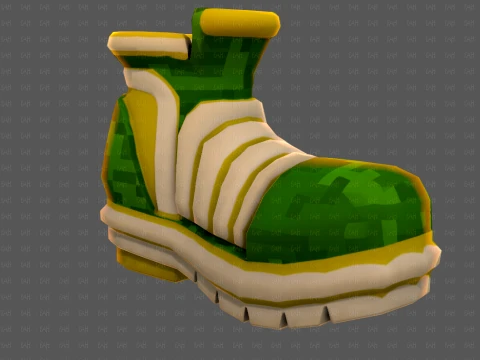Shoes cartoonV67 3D Model