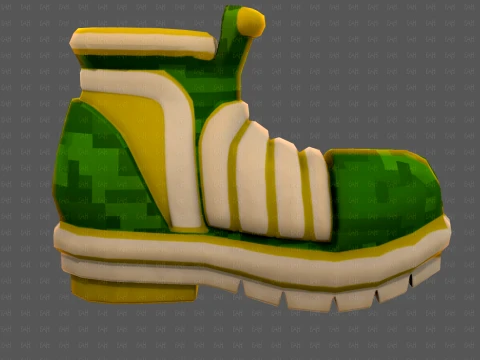 Shoes cartoonV67 3D Model