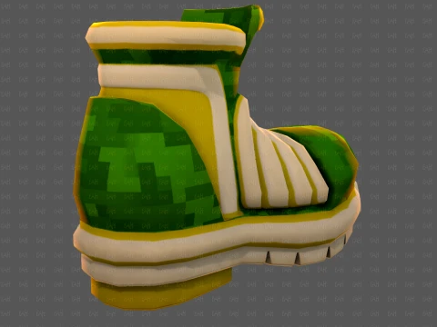 Shoes cartoonV67 3D Model