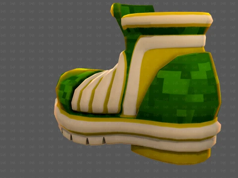 Shoes cartoonV67 3D Model