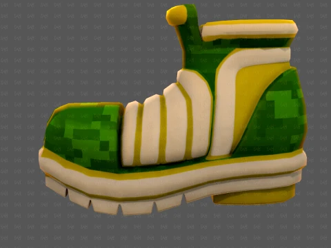 Shoes cartoonV67 3D Model