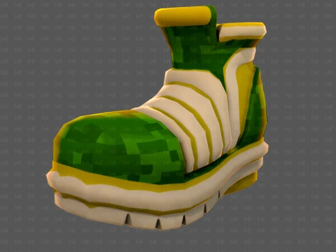 Shoes cartoonV67 3D Model