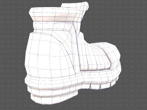 Shoes cartoonV67 3D Model